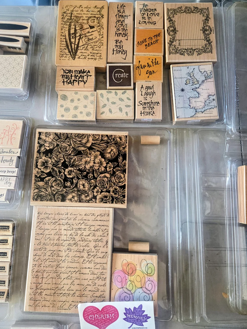 Over 229 Stamps, Ink Etc. - Picture 6 of 11